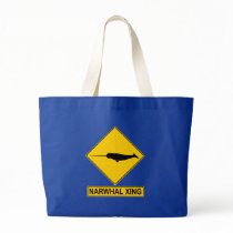 Narwhal X-ing Sign Tote Bag