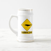 Narwhal X-ing Sign Mugs