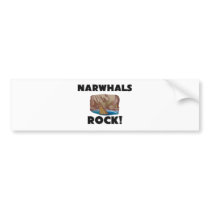 Narwhals Rock Bumper Sticker