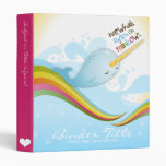 Narwhals Swim on Rainbows Binder