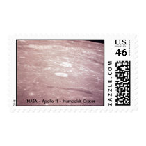 NASA Apollo 11 Moon Humboldt Crater postage by moxieann NASA Apollo 11 Moon Humboldt Crater postage