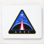 NASA Ares Rocket Logo Mouse Pads