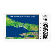 NASA Bosporus Strait & Istanbul, Turkey postage