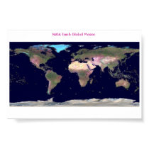 NASA Earth Global Mosiac posters
