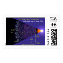 NASA first galaxies illustration postage by moxieann NASA first galaxies illustration postage