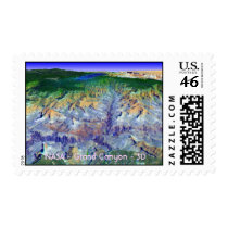 NASA Grand Canyon 3D postage by moxieann NASA Grand Canyon 3D postage