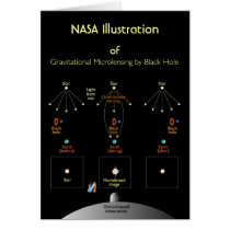 NASA Gravitational Microlensing by Black Hole cards