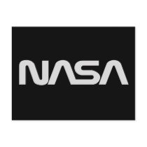 NASA Gray Worm Logo Postcards