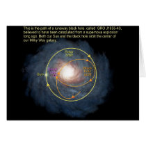 NASA illustration: Black Hole orbits in Milky Way cards by moxieann NASA illustration: Black Hole orbits in Milky Way cards