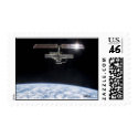 NASA International Space Station - Blue Earth postage
