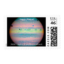 NASA - Jupiter Globe - Easter egg colors  postage