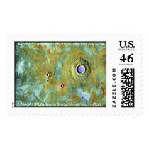 NASA Mars Pedestal Craters in Utopia postage