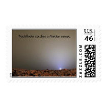 NASA - Mars sunset - Pathfinder postage
