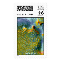 NASA Mars THEMIS Rabe Crater postage