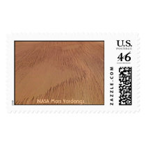 NASA Mars Yardangs postage