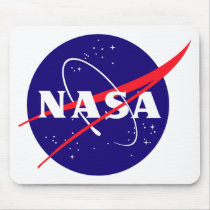 NASA Meatball Logo mousepads