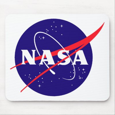 NASA Meatball Logo mouse pads