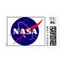 NASA Meatball Logo Stamp