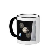 NASA Orion in Lunar Orbit Mugs