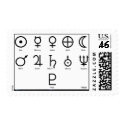 NASA Planet Symbols postage by moxieann NASA Planet Symbols postage
