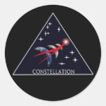 NASA Project Constellation Logo   Round Sticker