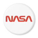 NASA Red Snake Logo LIGHT magnets