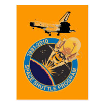 NASA Space Shuttle Program 1981-2010 Post Card