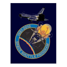 NASA Space Shuttle Program Post Card