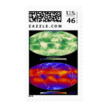 NASA Terra's First 1-Month Global Composite postage by moxieann NASA Terra's First 1-Month Global Composite postage