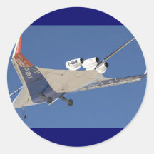 NASA X-46B EXPERIMENTAL PEGATINAS REDONDAS