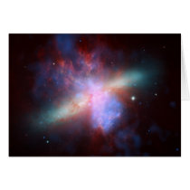 NASA - X-ray-Visible-Infrared Image of M82 cards by LisasLair NASA - X-ray-Visible-Infrared Image of M82 cards
