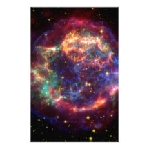 NASAs Cassiopeaia supernova Custom Stationery