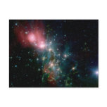 NASAs Chaotic Star Birth Post Card