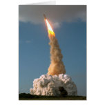 NASAs Hubble telescope launch Greeting Card