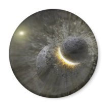 NASAs - Massive Smash-Up at Vega Refrigerator Magnet