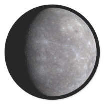 NASAs Mercury Round Sticker