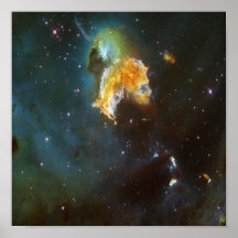 NASAs N63A galaxy Poster