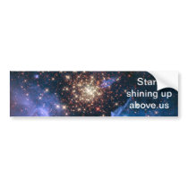 NASAs NGC3603 star cluster Bumper Sticker