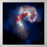 NASAs NGC 4038-4039 Galaxy Poster