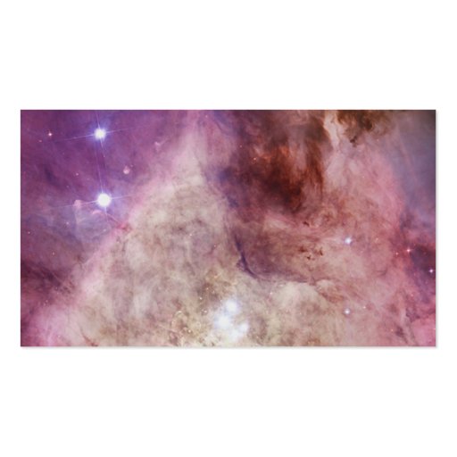 NASAs Orion Nebula Business Card Templates (back side)