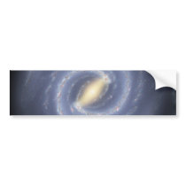 NASA's Road map to the Milky Way Bumper Stickers