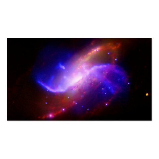 NASAs spiral galaxy M106 Business Cards (back side)