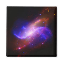 NASAs spiral galaxy M106 Refrigerator Magnets
