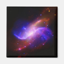 NASAs spiral galaxy M106 Refrigerator Magnets