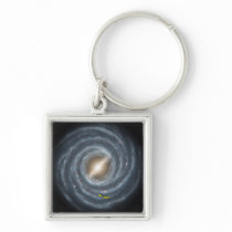 NASAs Sun in the Milky way Key Chains