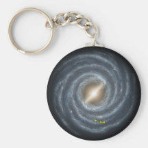 NASAs Sun in the Milky way Key Chains