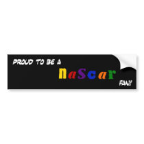 NASCAR Fan bumper stickers