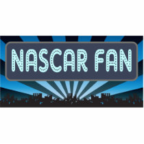 NASCAR Fan Marquee photo sculptures