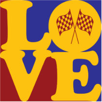 NASCAR Love photo sculptures