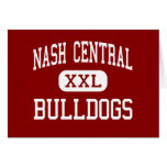 Nash Central - Bulldogs - High - Rocky Mount Greeting Cards